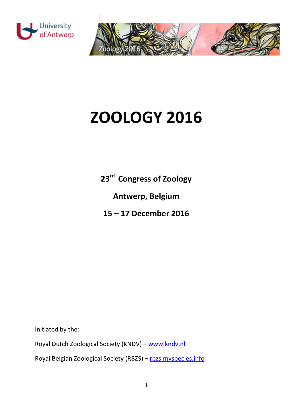 Zoology 2016