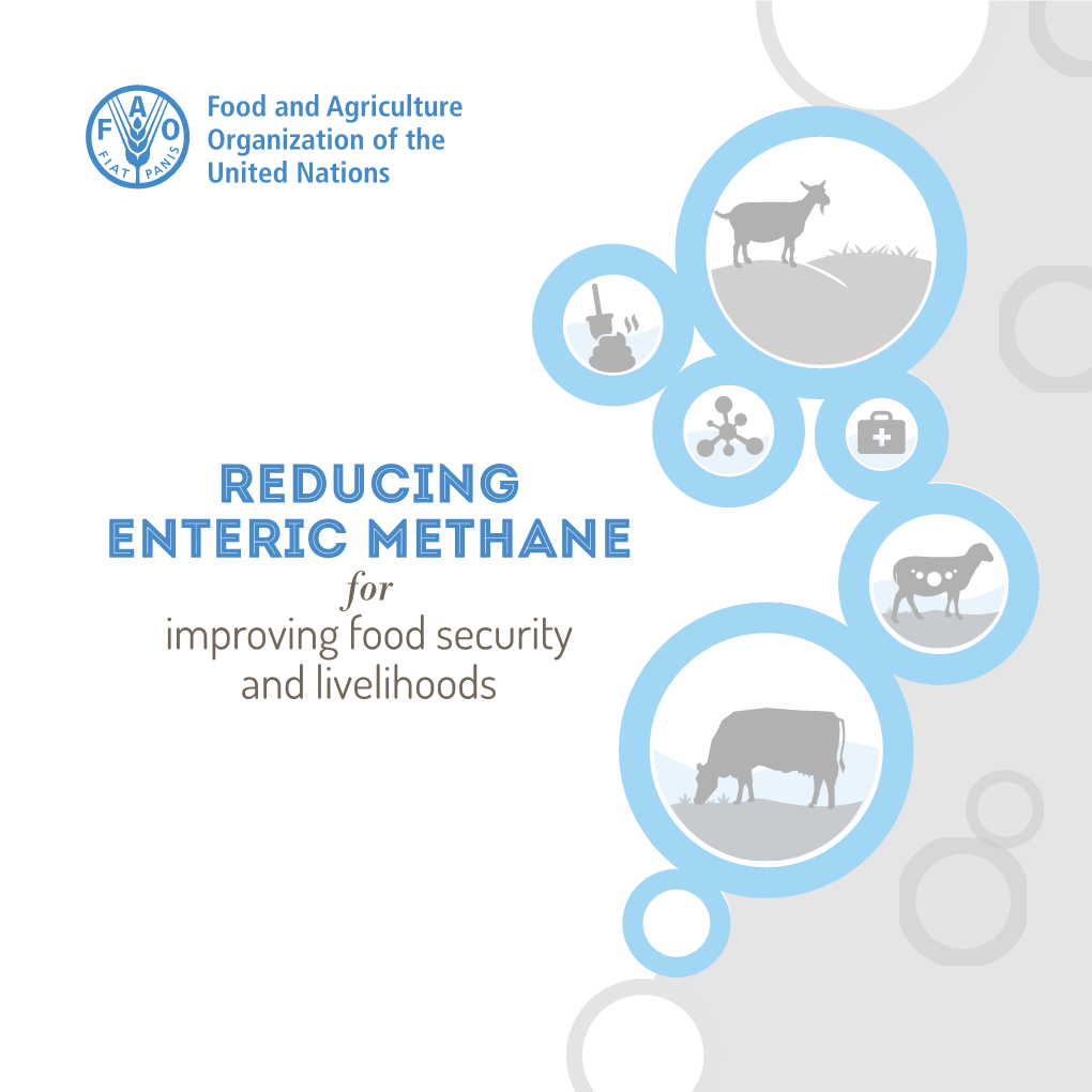 Reducing Enteric Methane for Improving Food Security and Livelihoods © FAO, 2016 I5902E/1/07.16 Win-Win Opportunities for Farmers