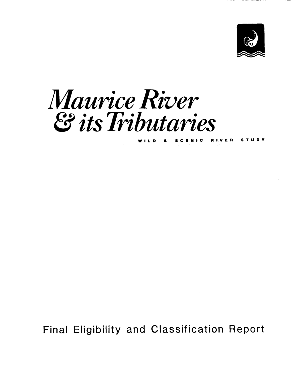 Maurice River & Its Tributaries