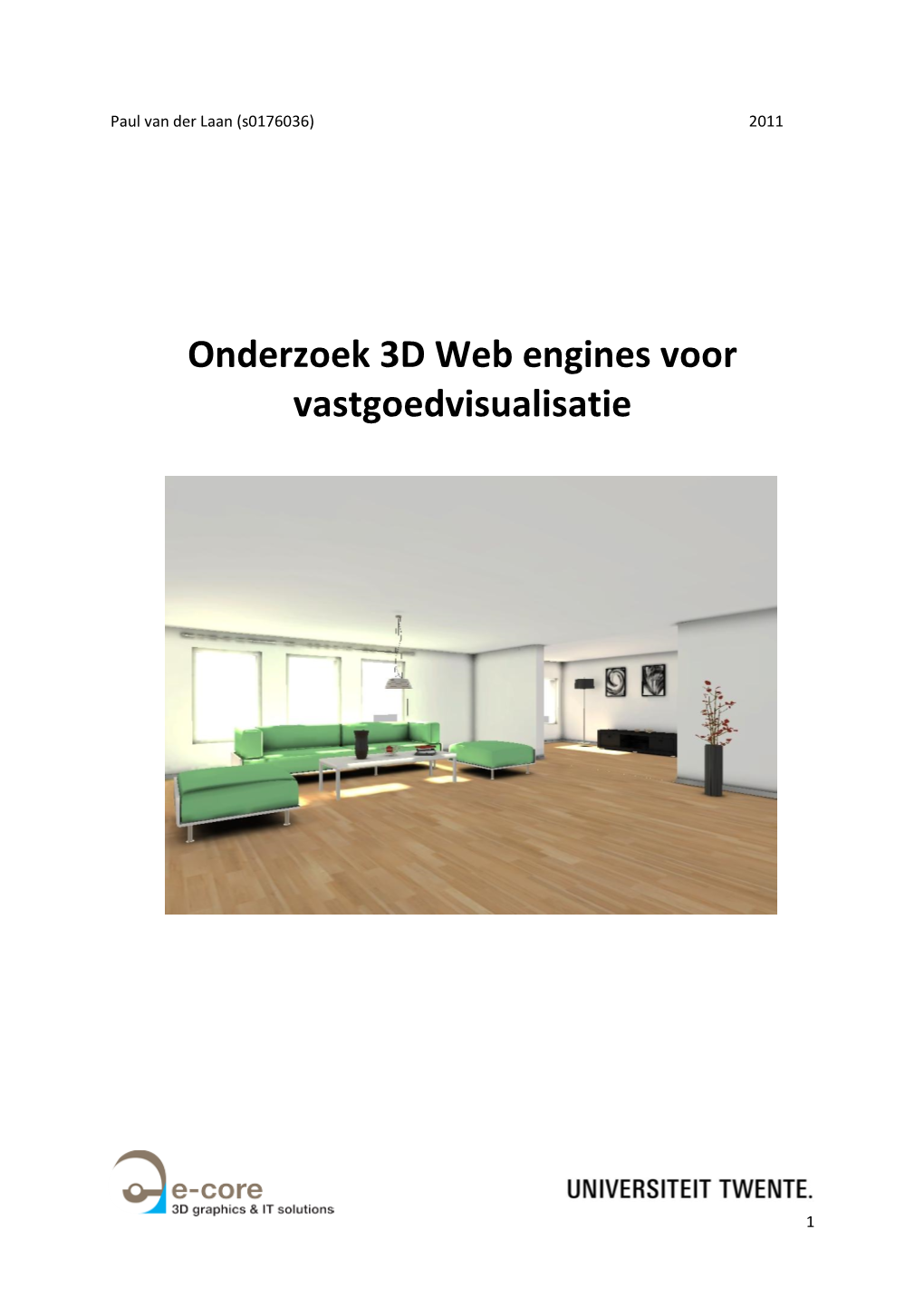 Onderzoek 3D Web Engines Voor Vastgoedvisualisatie