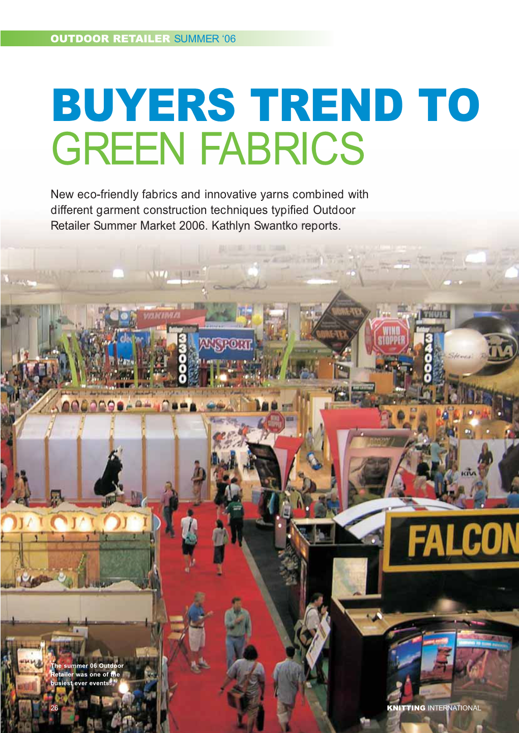 Buyers Trend to Green Fabrics