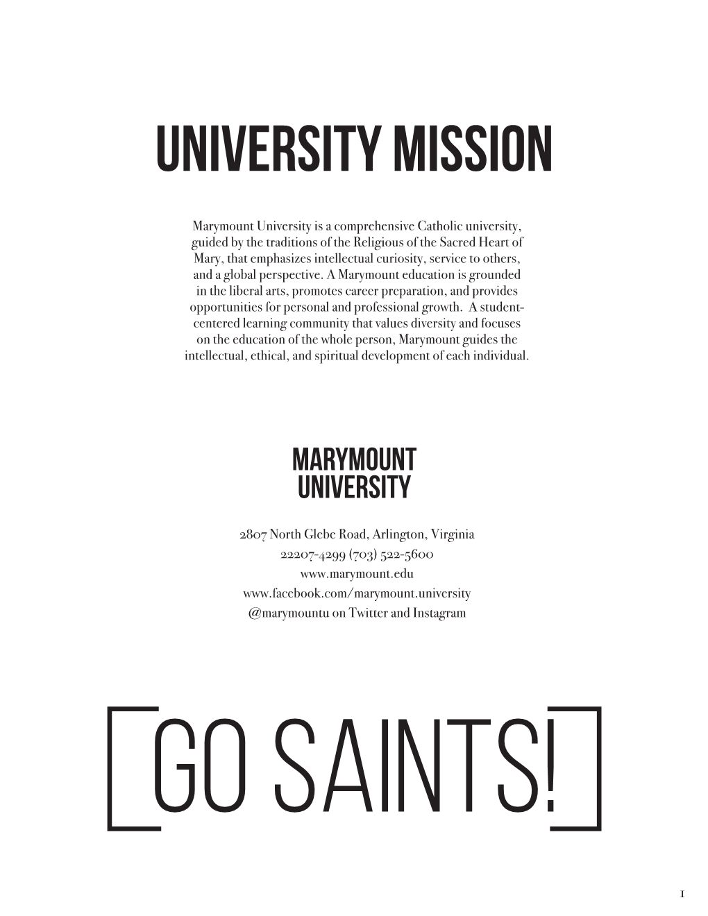 University Mission
