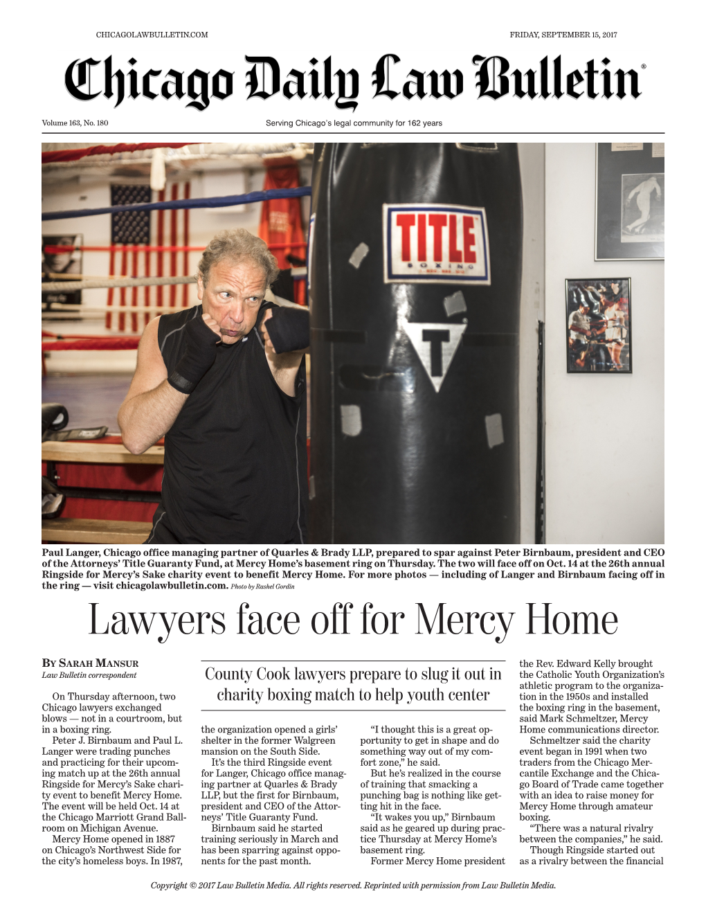 Lawyers Face Off for Mercy Home