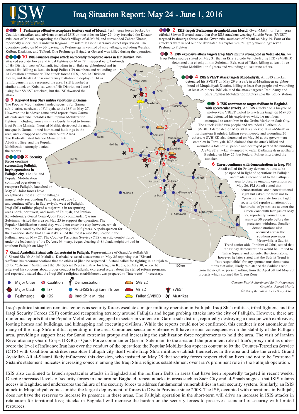 Iraq SITREP 2016-05-31