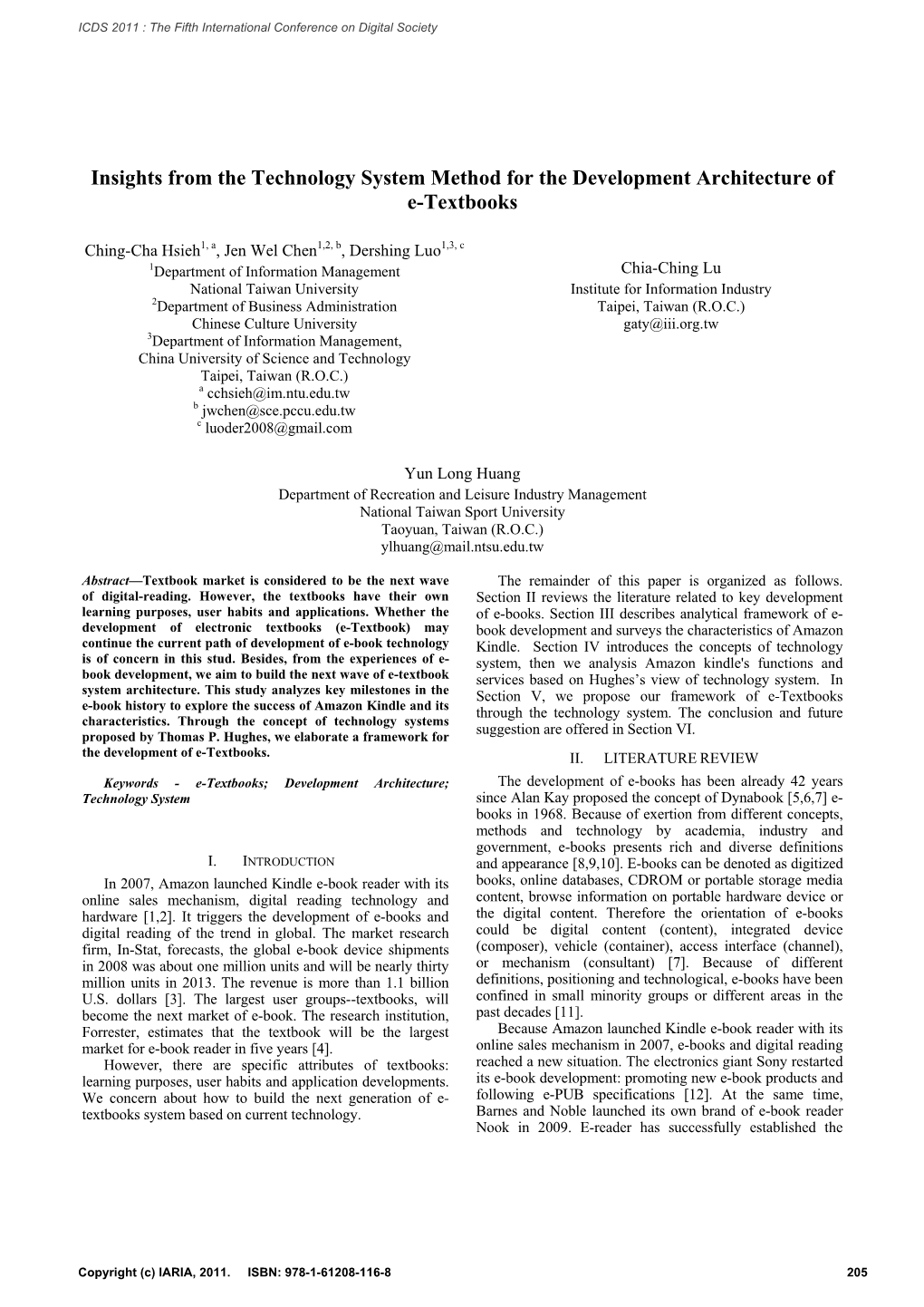 Insights from the Technology System Method for the Development Architecture of E-Textbooks