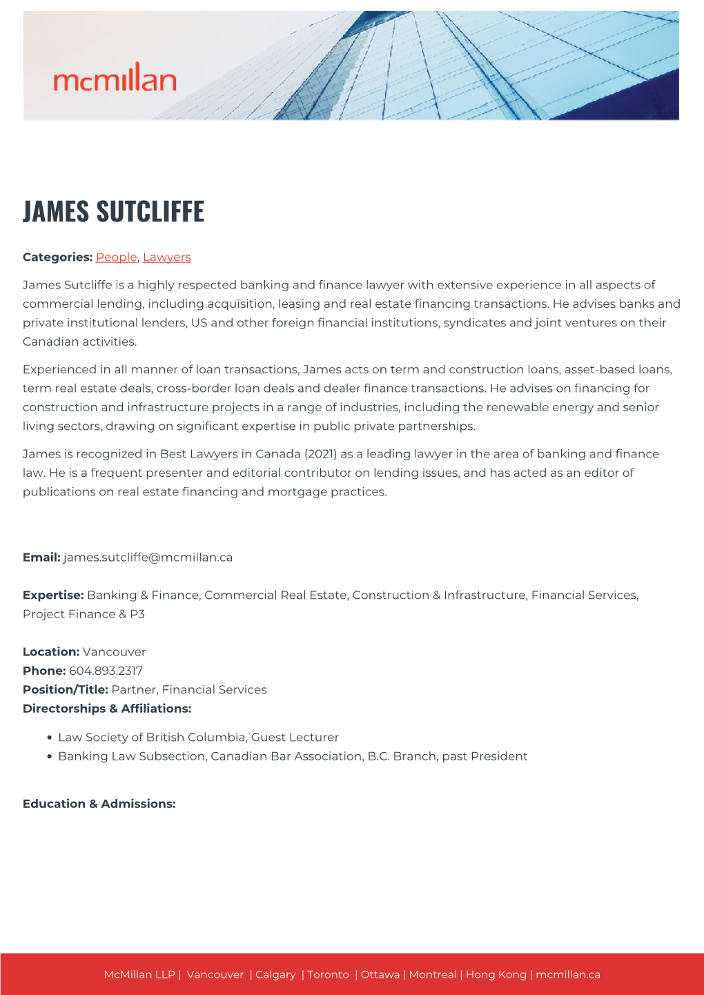 James Sutcliffe