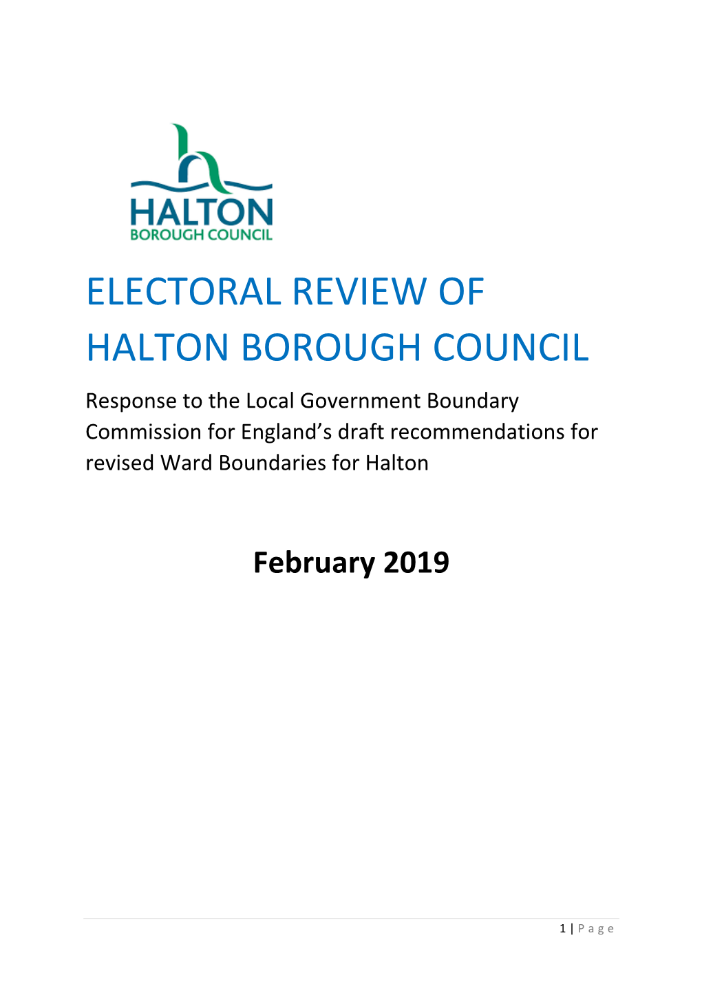 Electoral Review of Halton Borough Council