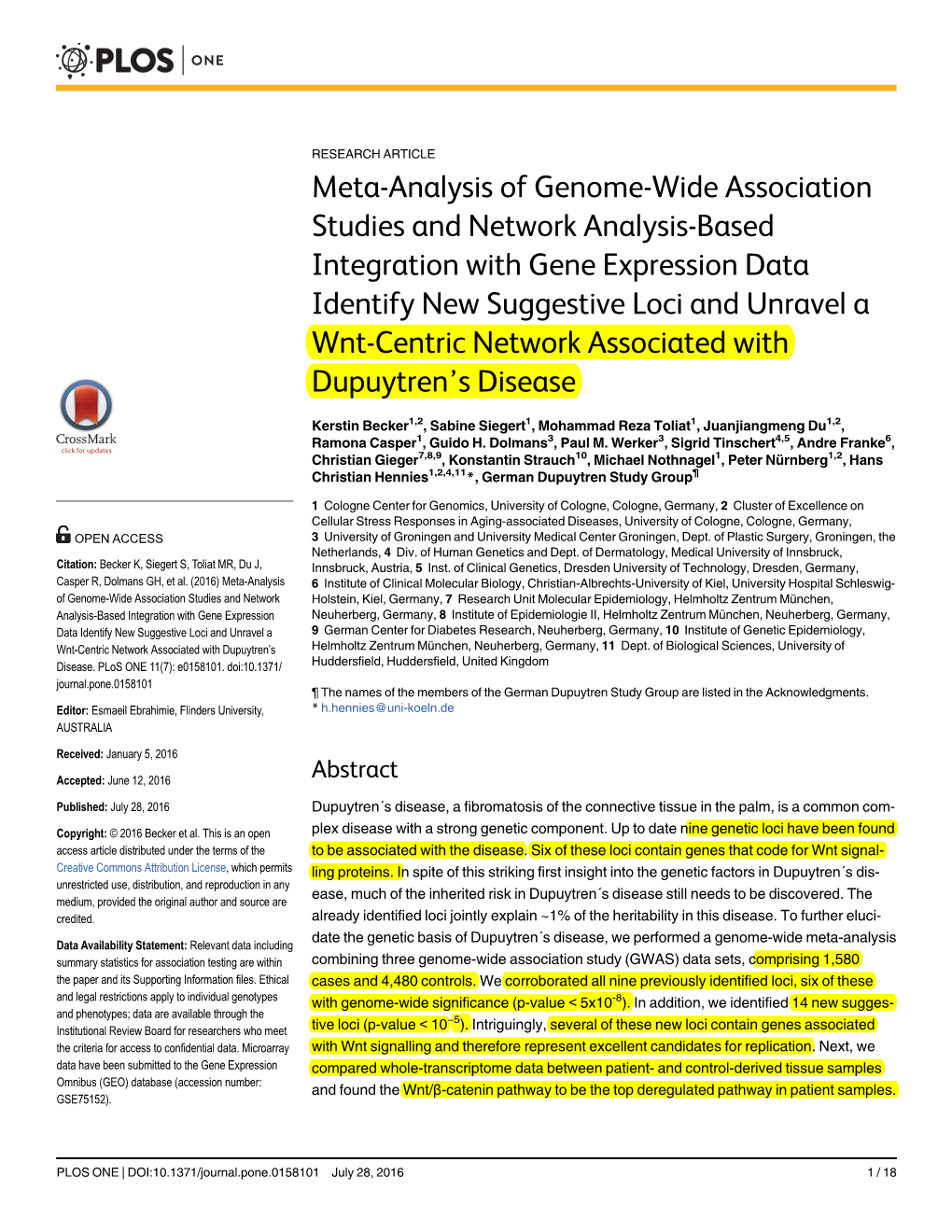 Meta-Analysis of Genome-Wide Association