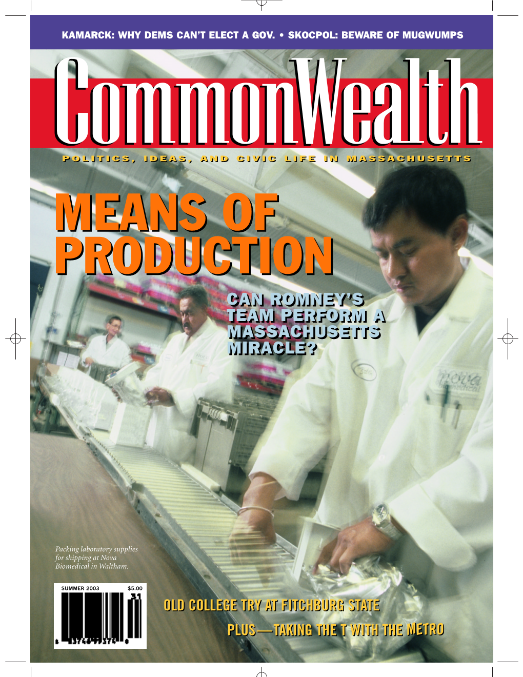 Commonwealth Summer 2003.Pdf