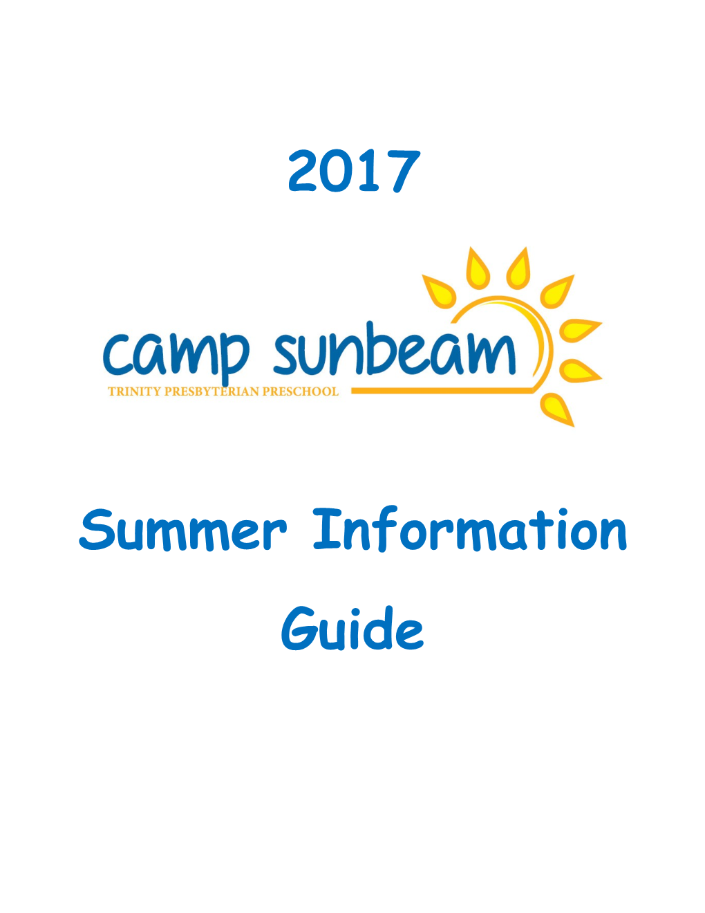 Summer Information