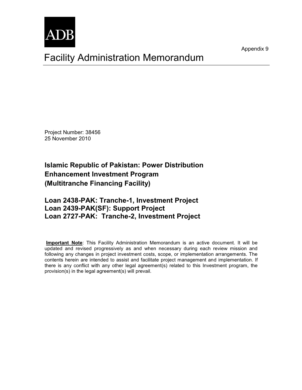 Pakistan: Power Distribution Enhancement (Tranche 2)