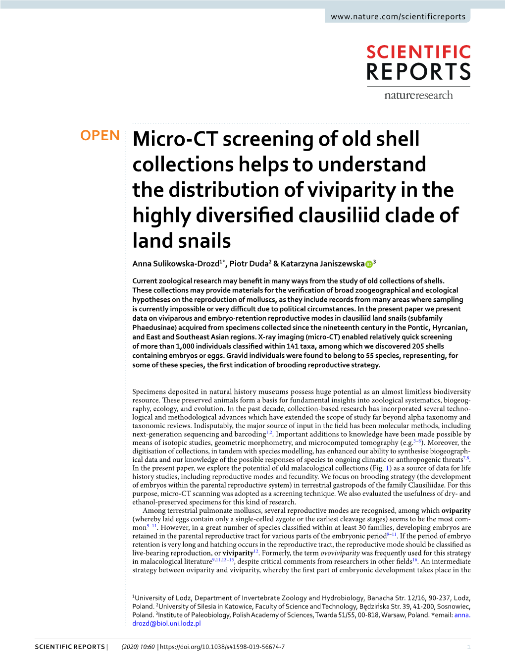 Micro-CT Screening of Old Shell Collections Helps To