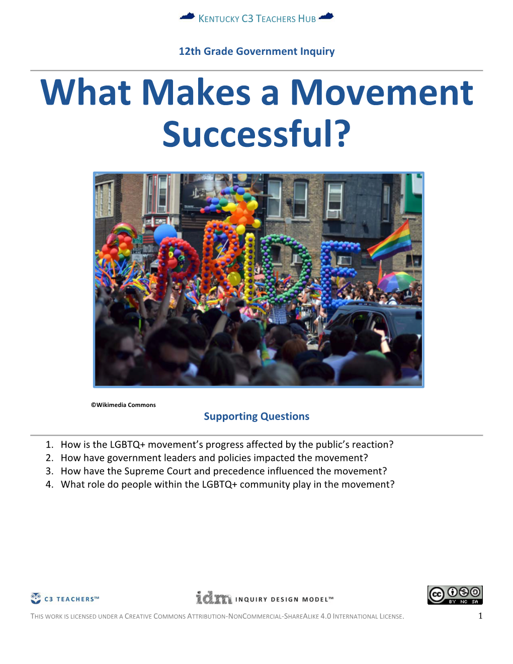 What Makes a Movement Successful?