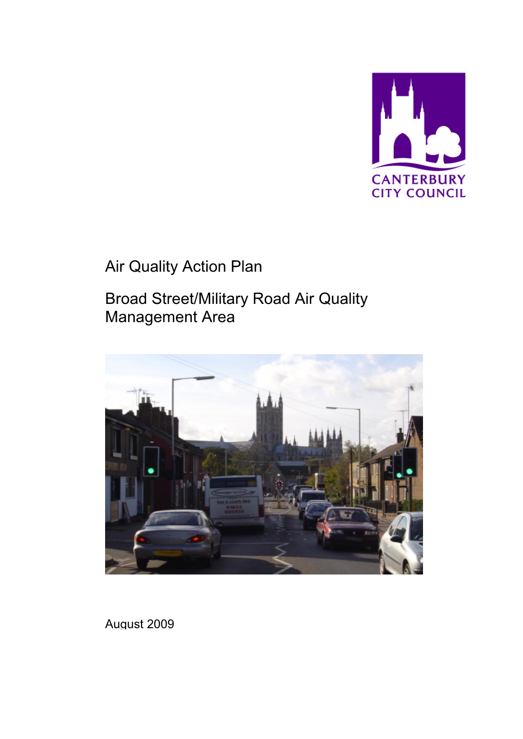 Air Quality Action Plan Broad Street/Military Road Air Quality