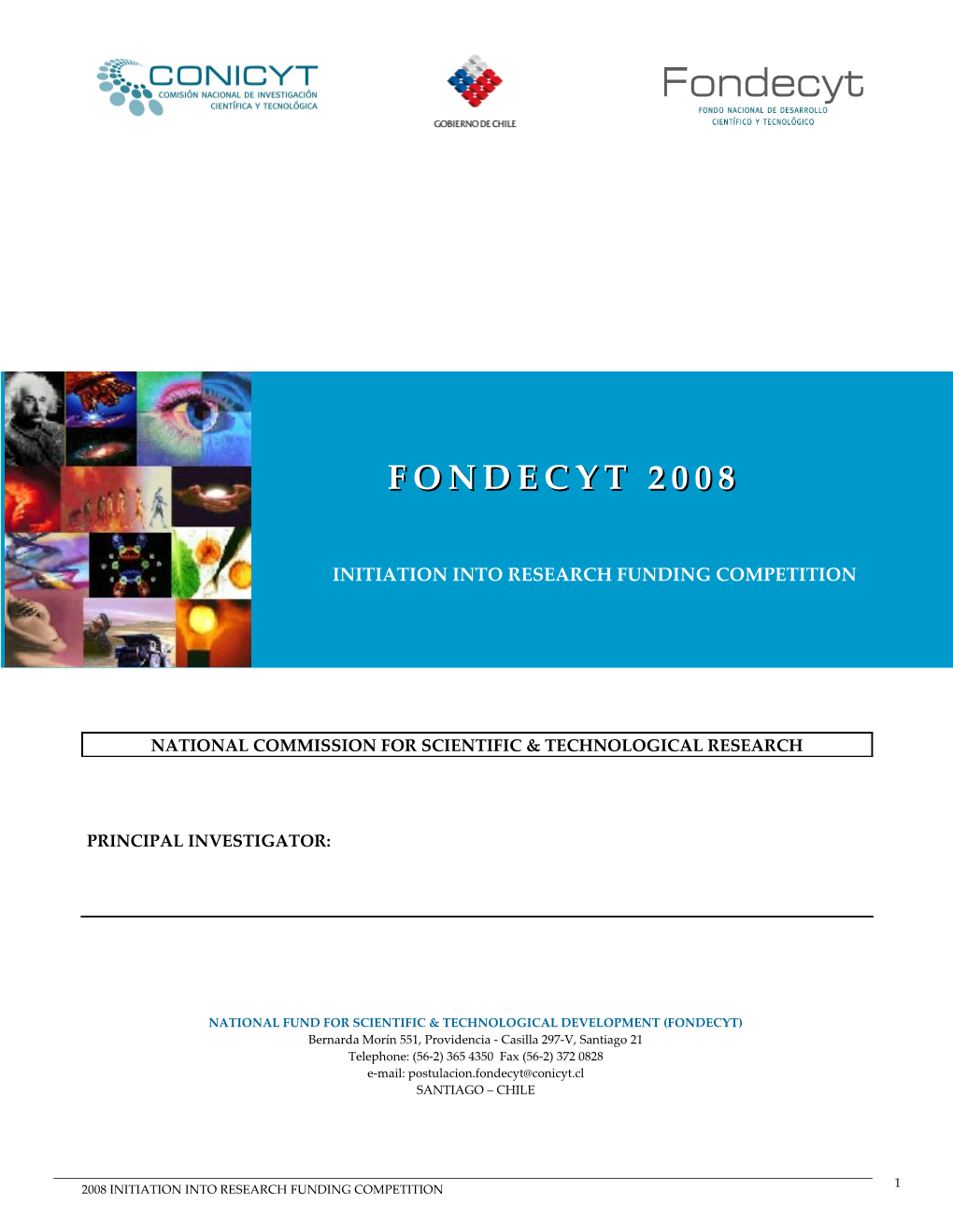 Concurso Nacional De Proyectos Fondecyt 1997 s1