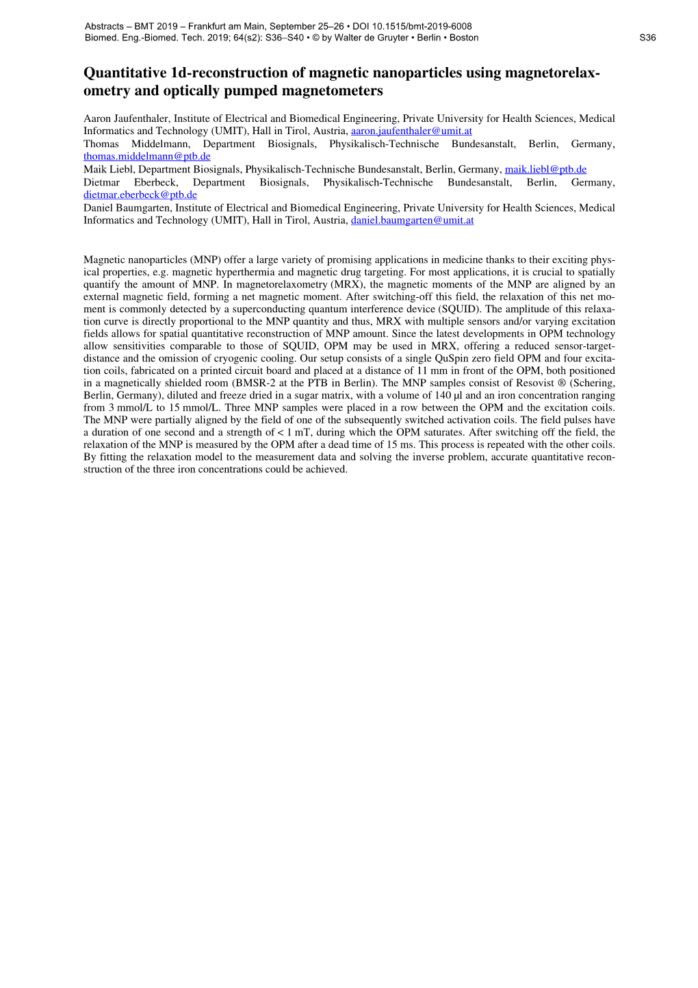 Ometry and Optically Pumped Magnetometers