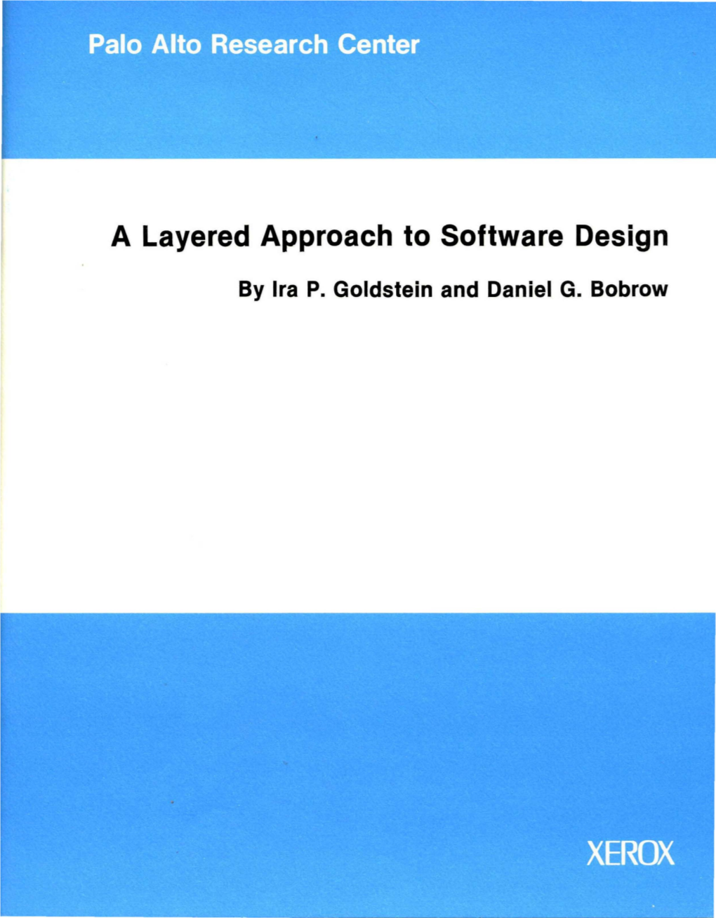 A Layered Approach to Software Design