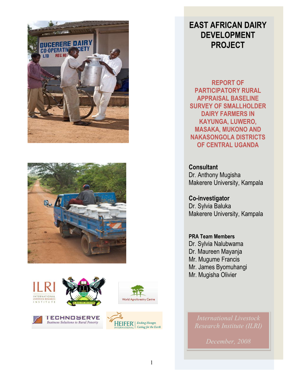 East African Dairy Development Project