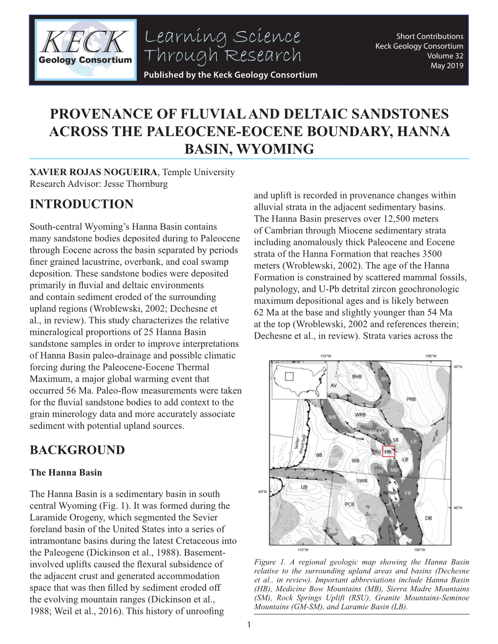 Provenance of Fluvial and Deltaic Sandstones Across the Paleocene-Eocene Boundary, Hanna Basin, Wyoming
