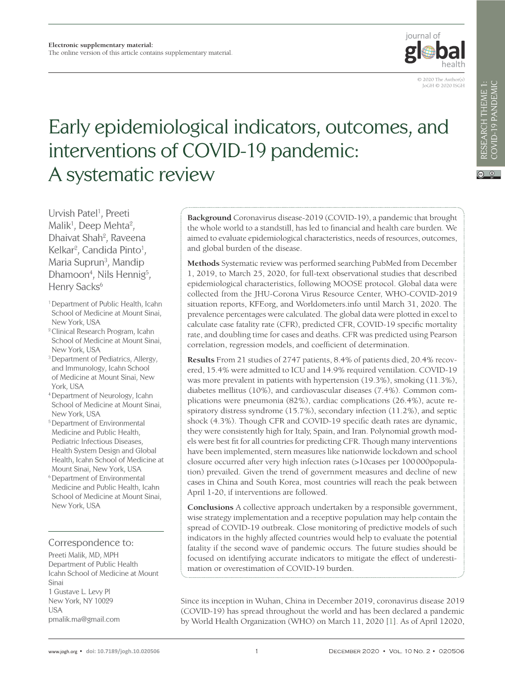 A Systematic Review