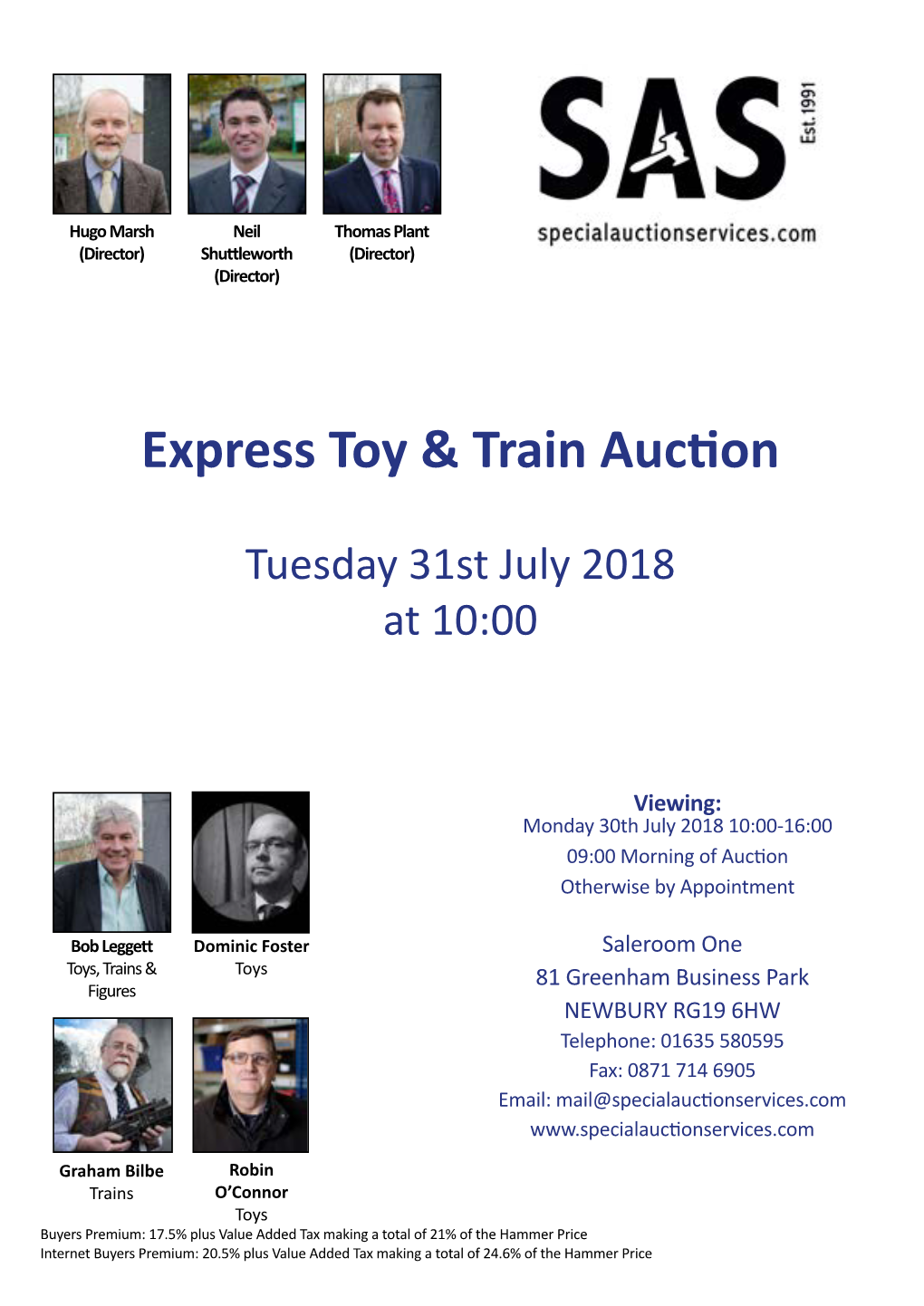 Express Toy & Train Auction