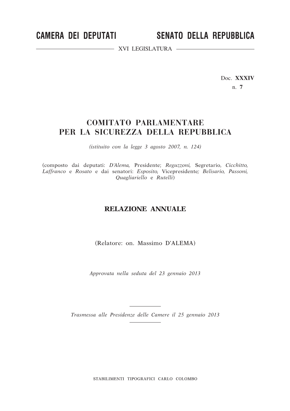 Relazione Annuale