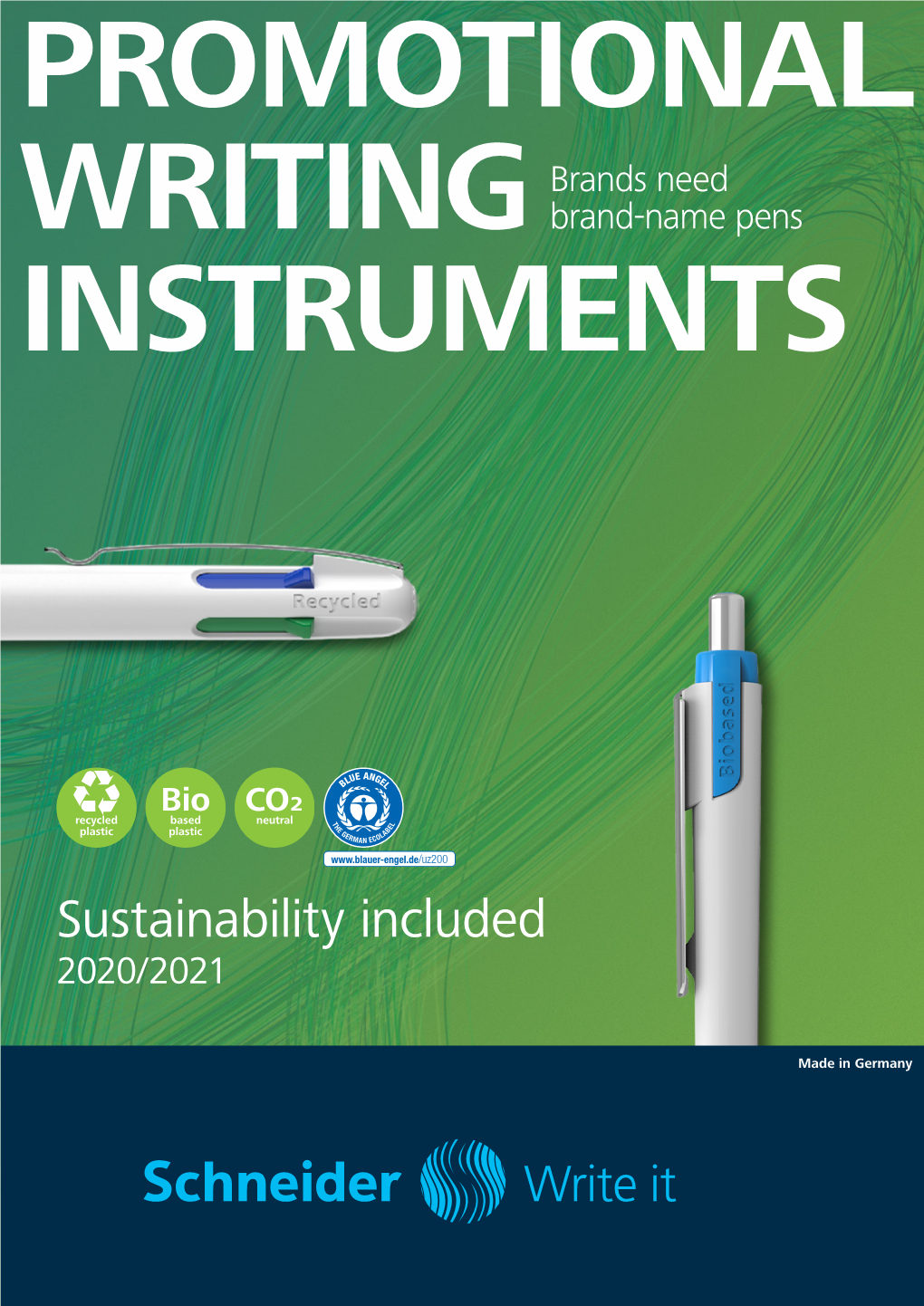 Sustainable Promotional Writing Instruments 2021