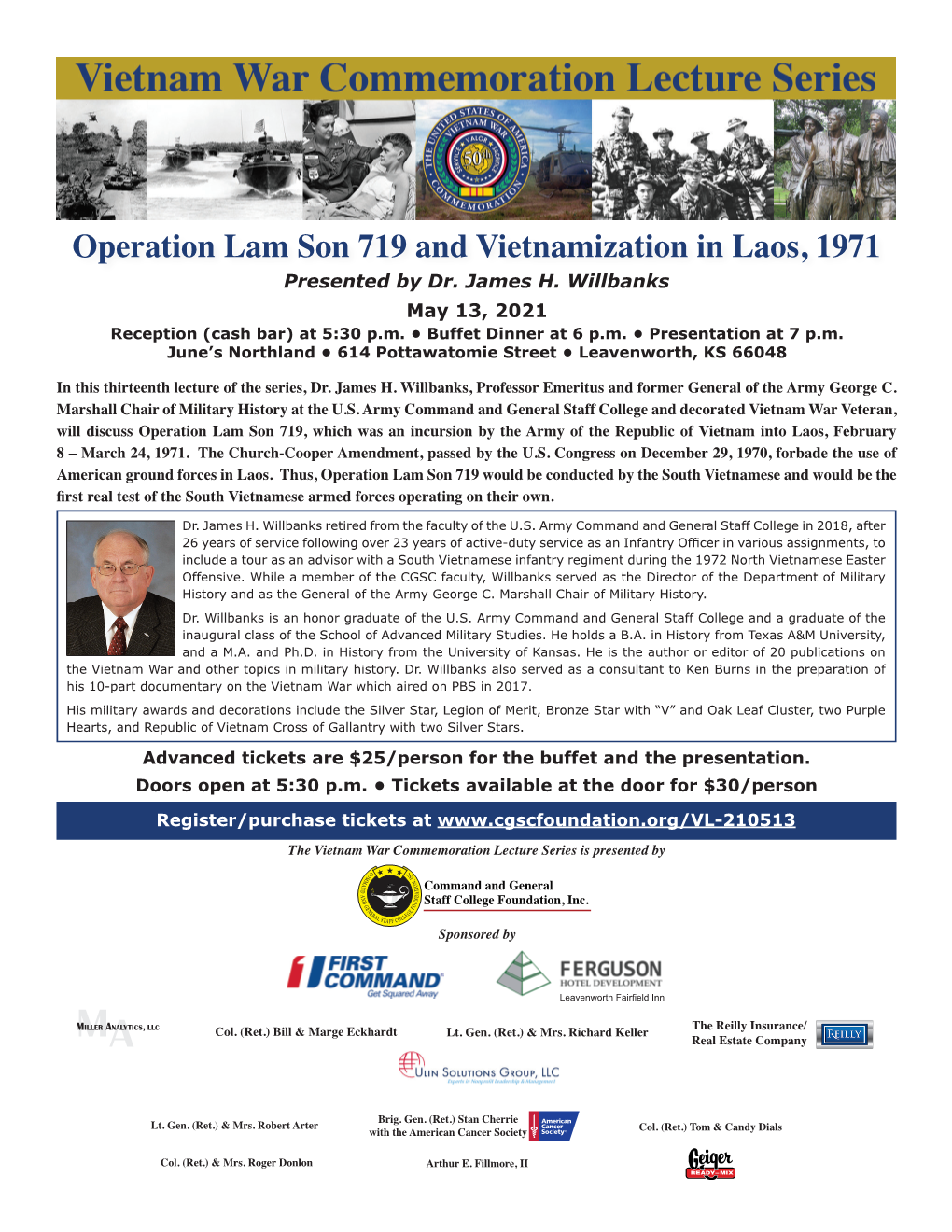 Operation Lam Son 719 and Vietnamization in Laos, 1971 Presented by Dr