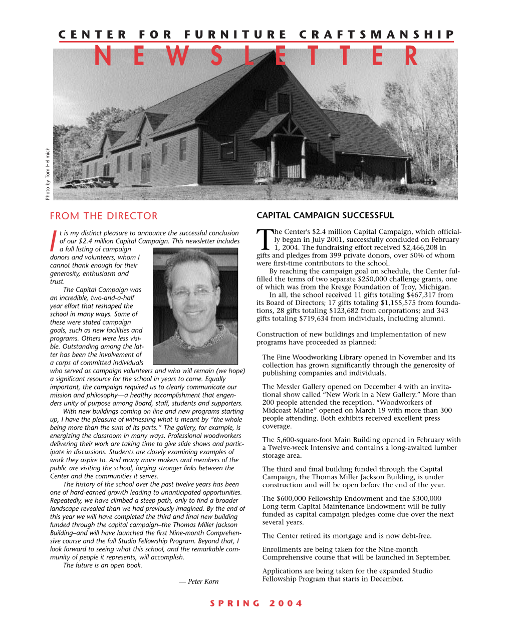 Spring 2004 Newsletter