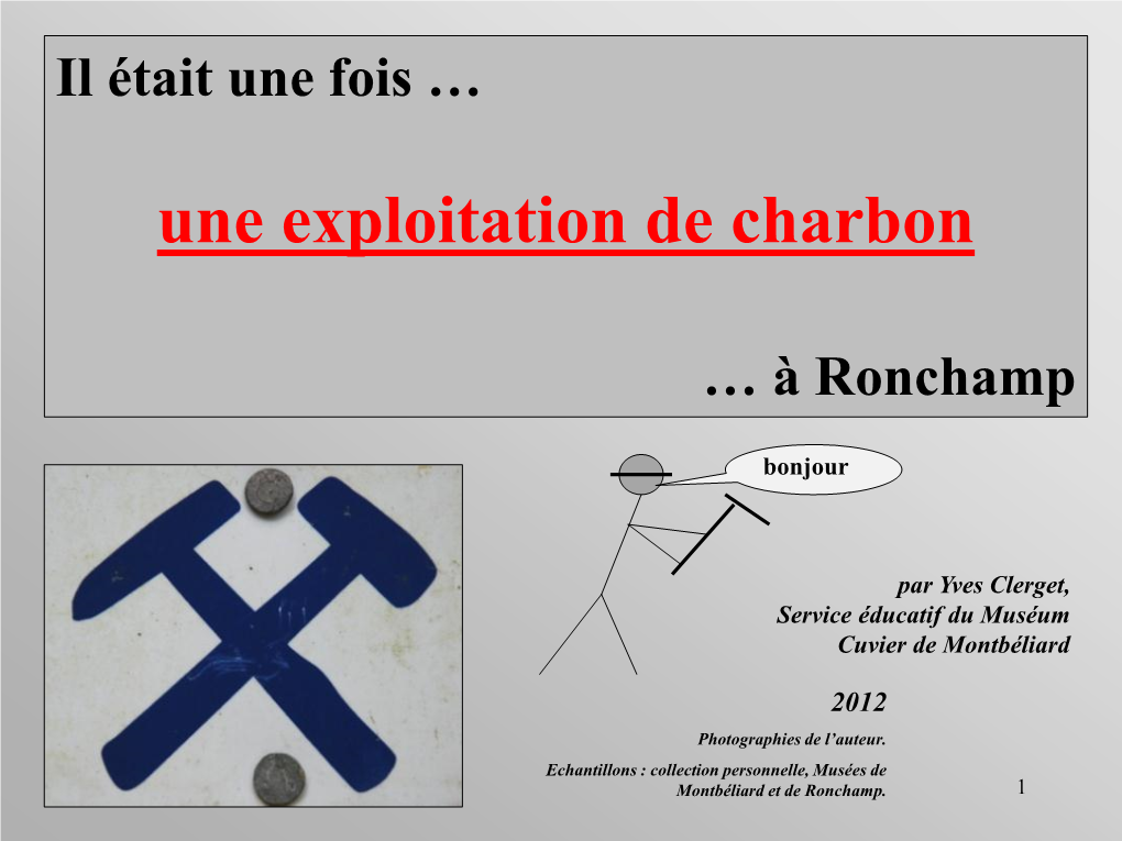 Une Exploitation De Charbon