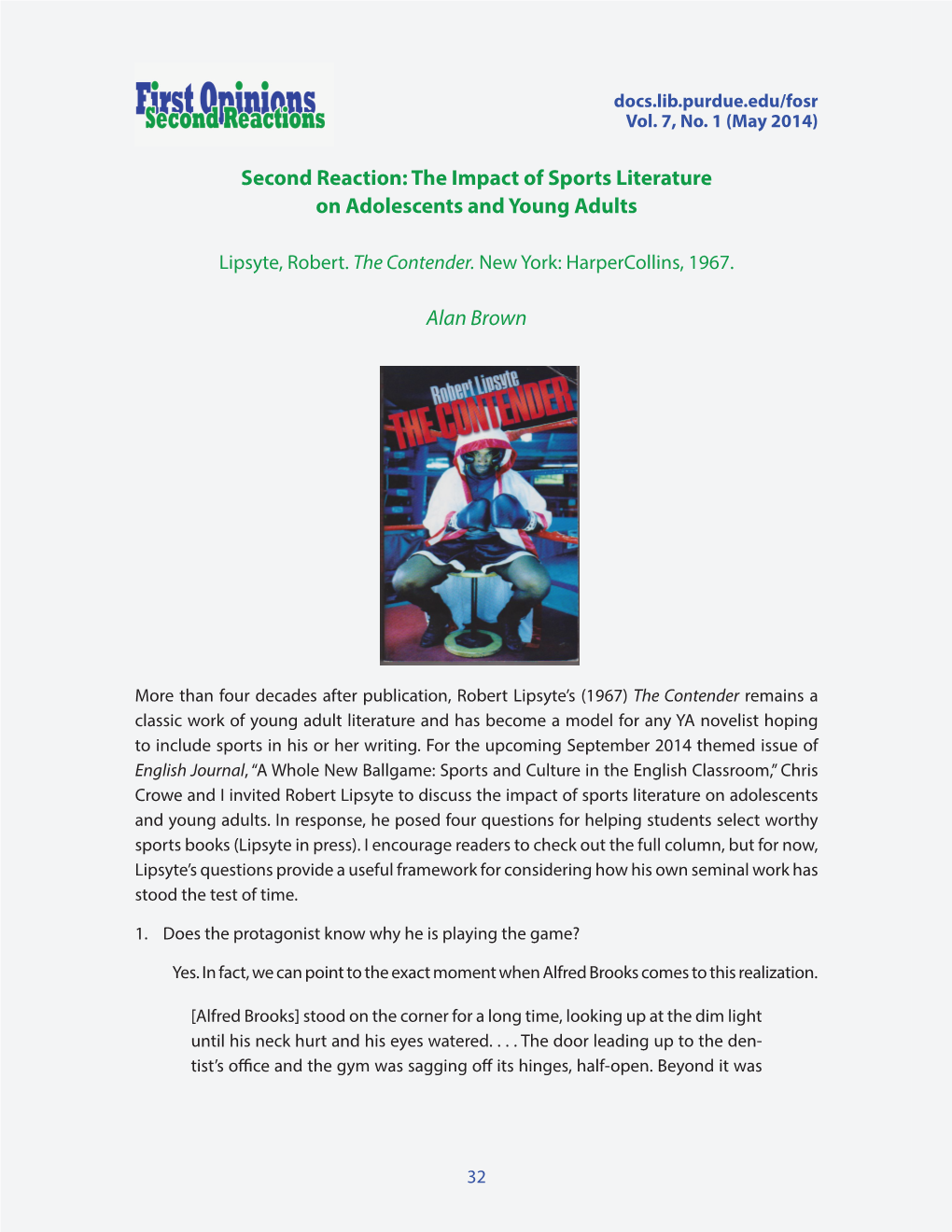 The Impact of Sports Literature on Adolescents and Young Adults