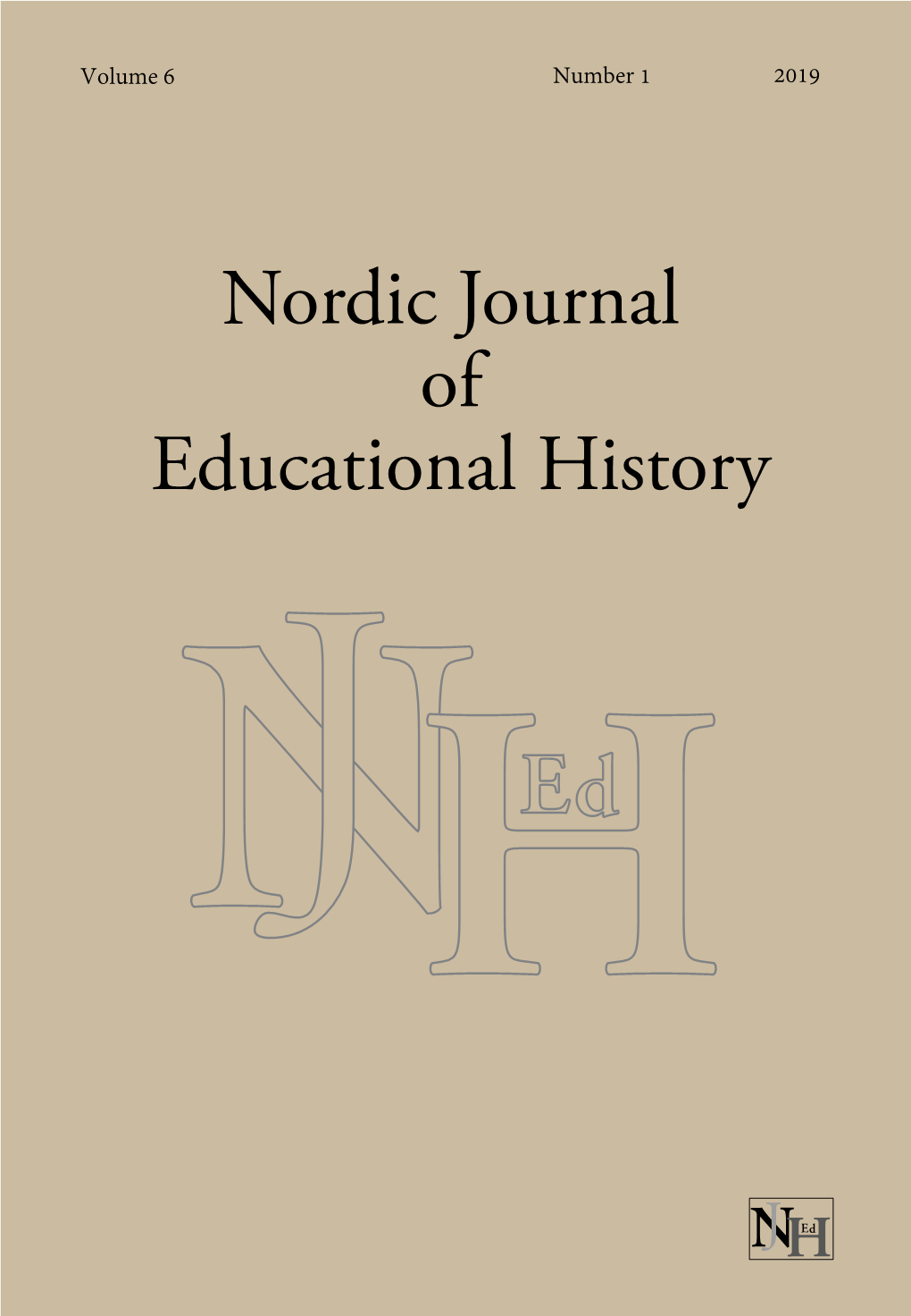 Nordic Journal of Educational History