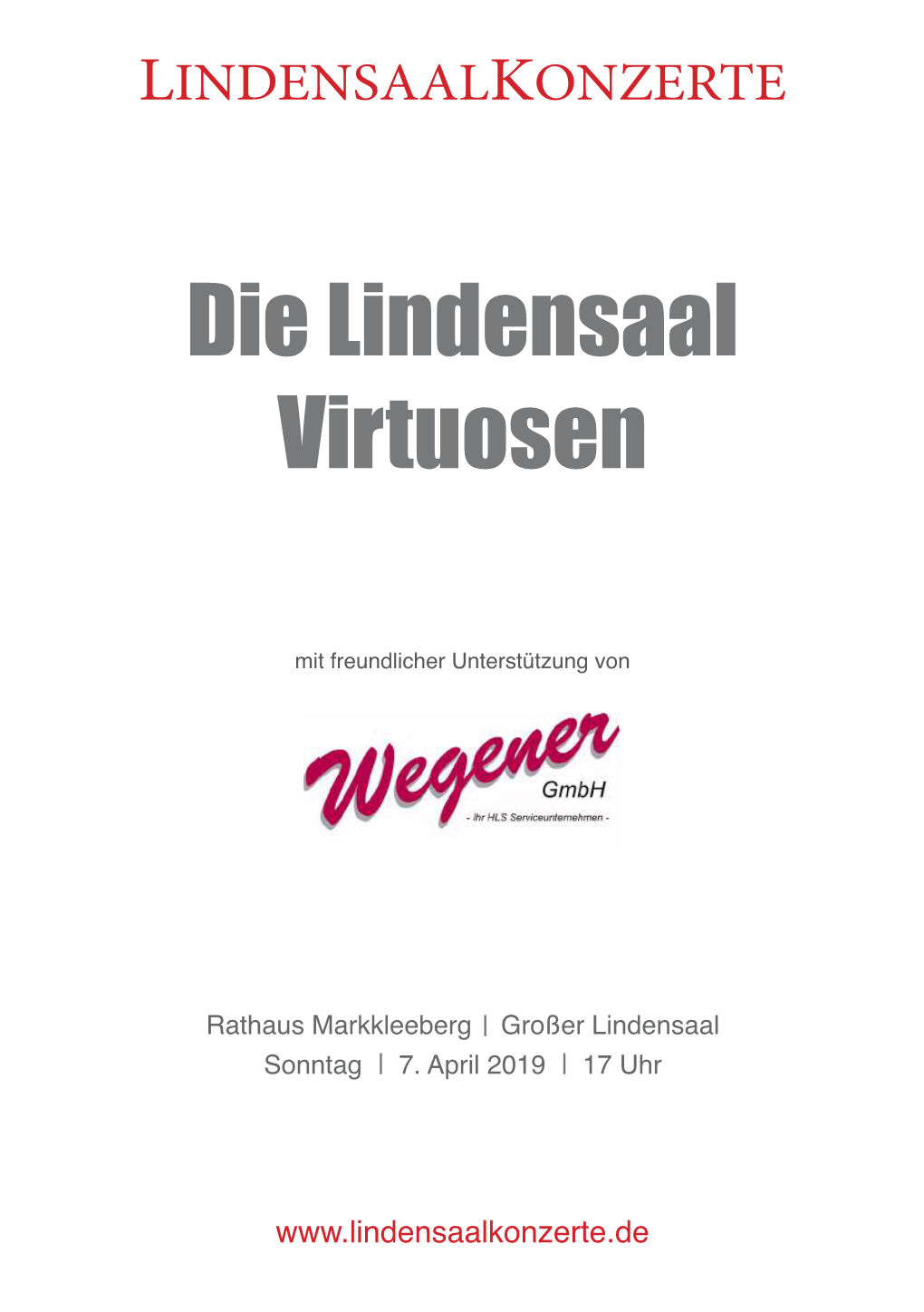 Die Lindensaal Virtuosen: Streicher Des Gewandhausorchesters: 1