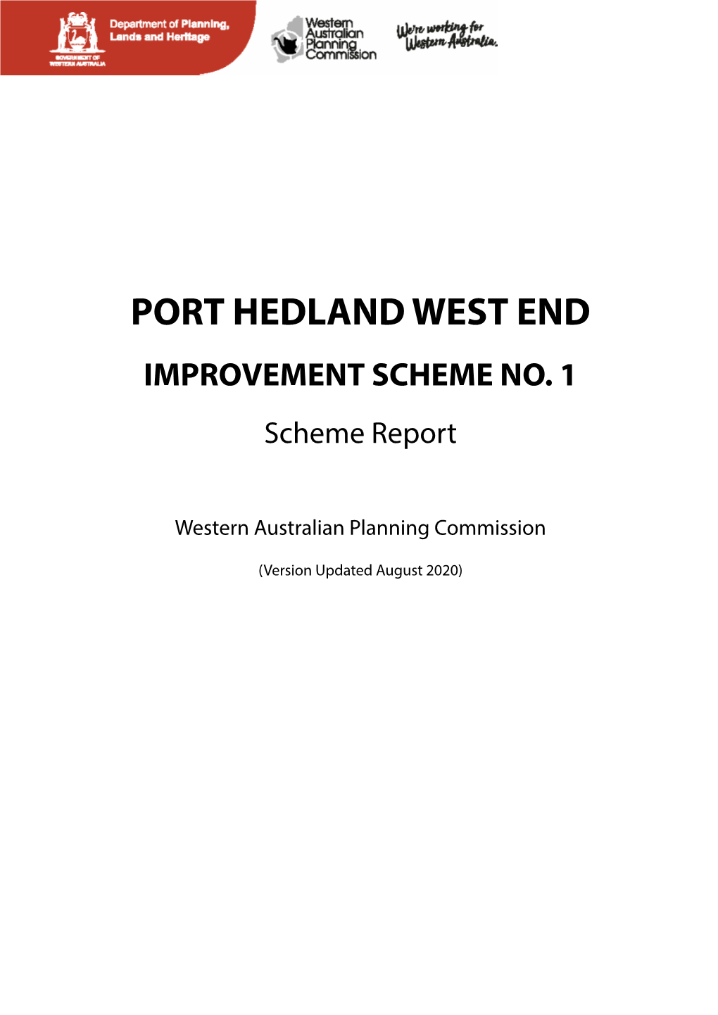 Port Hedland West End Improvement Scheme No