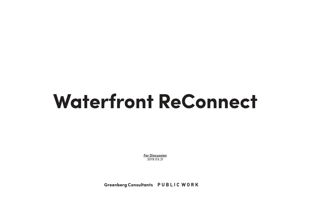 Waterfront Reconnect