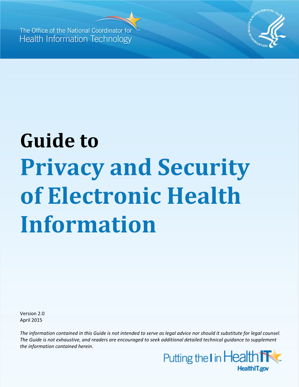 Guide to Privacy and Security of Electronic Health Information