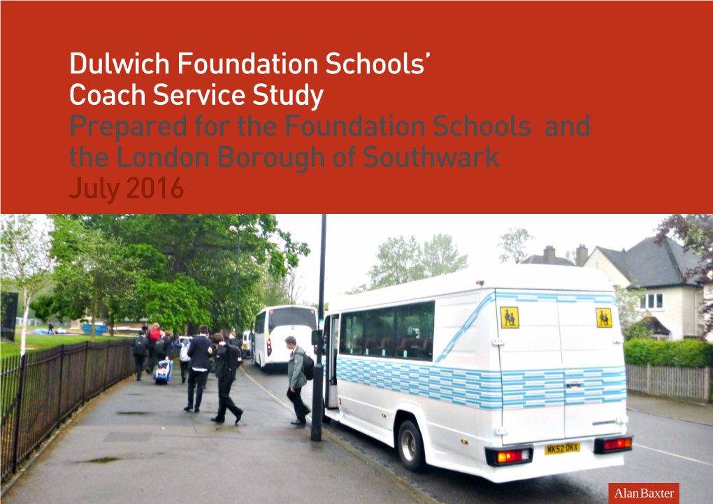 Dulwich Foundation Schools' Coach Service Study