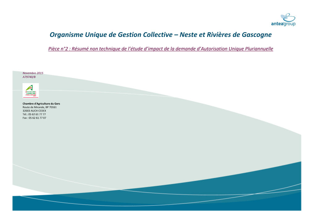 Organisme Unique De Gestion Collective – Neste Et Rivières De Gascogne