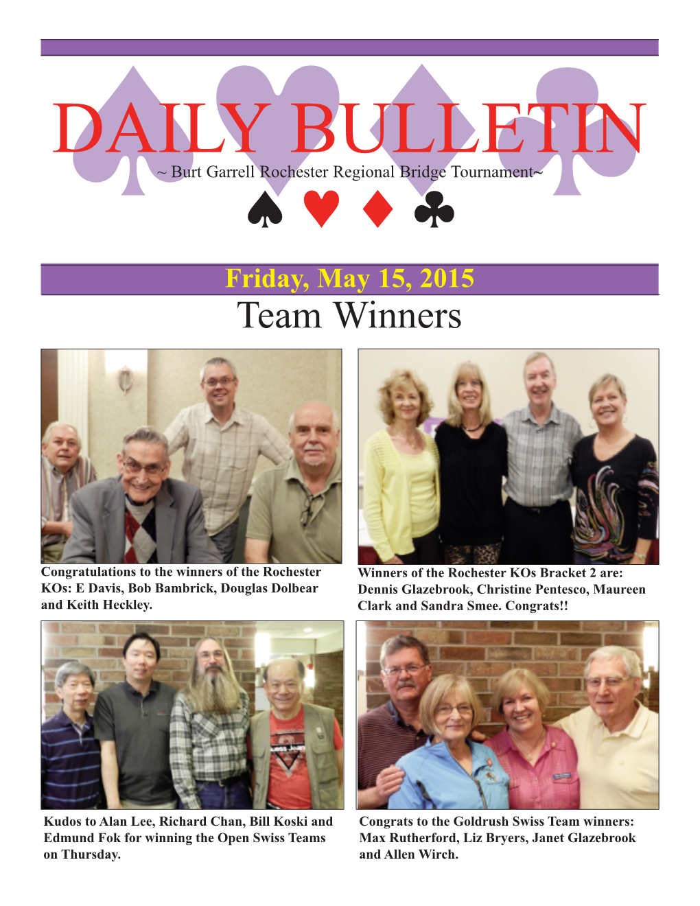 Daily Bulletins on the Web