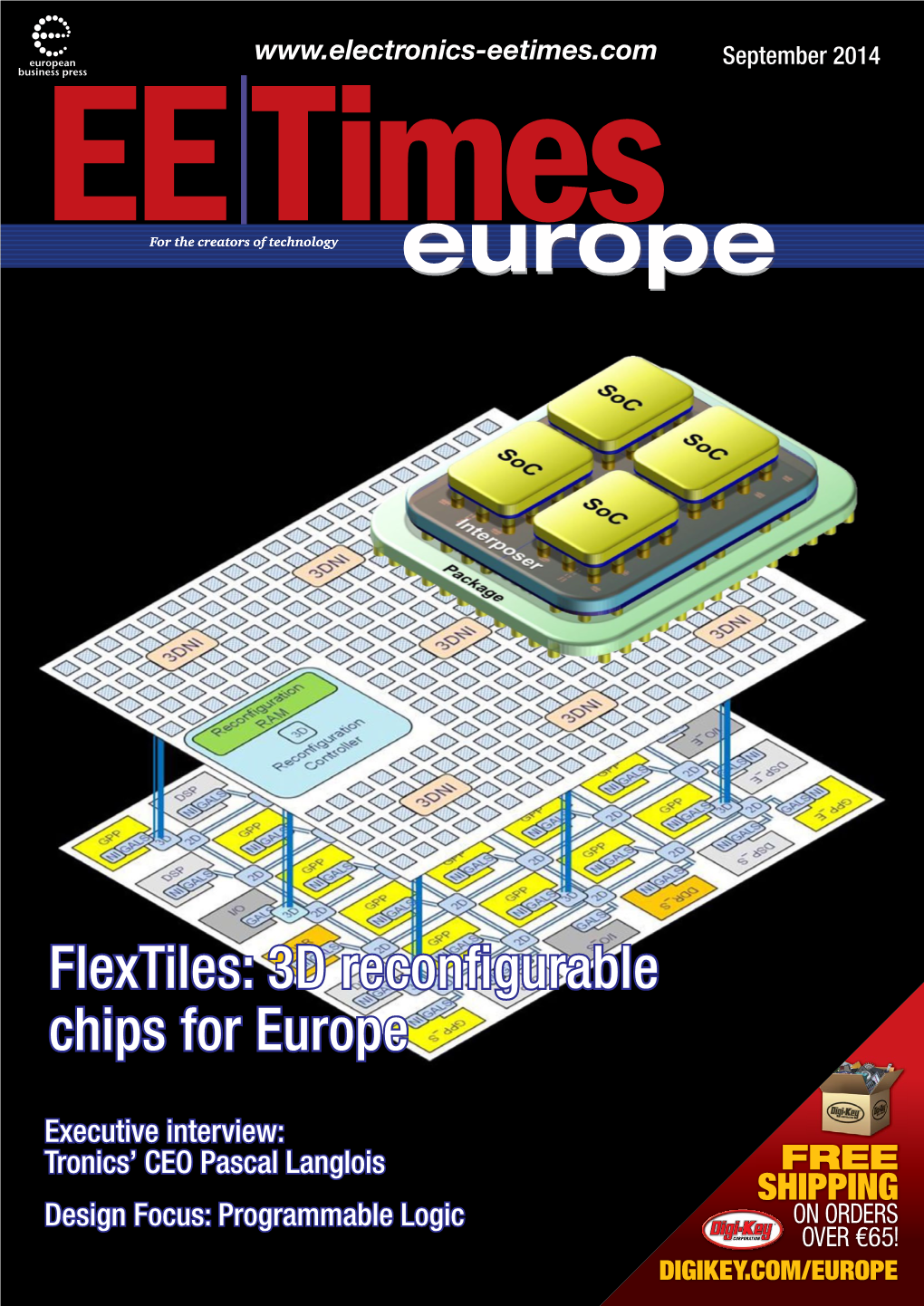 3D Reconfigurable Chips for Europe