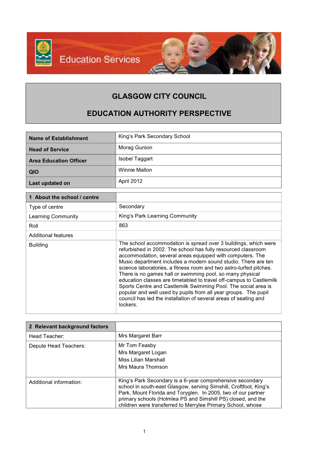 Glasgow City Council Education Authority