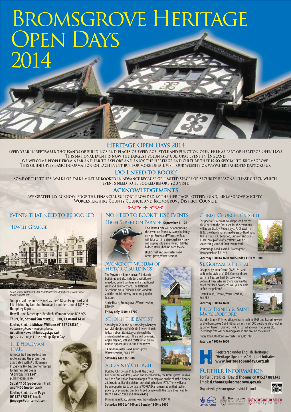 Bromsgrove Heritage Open Days 2014