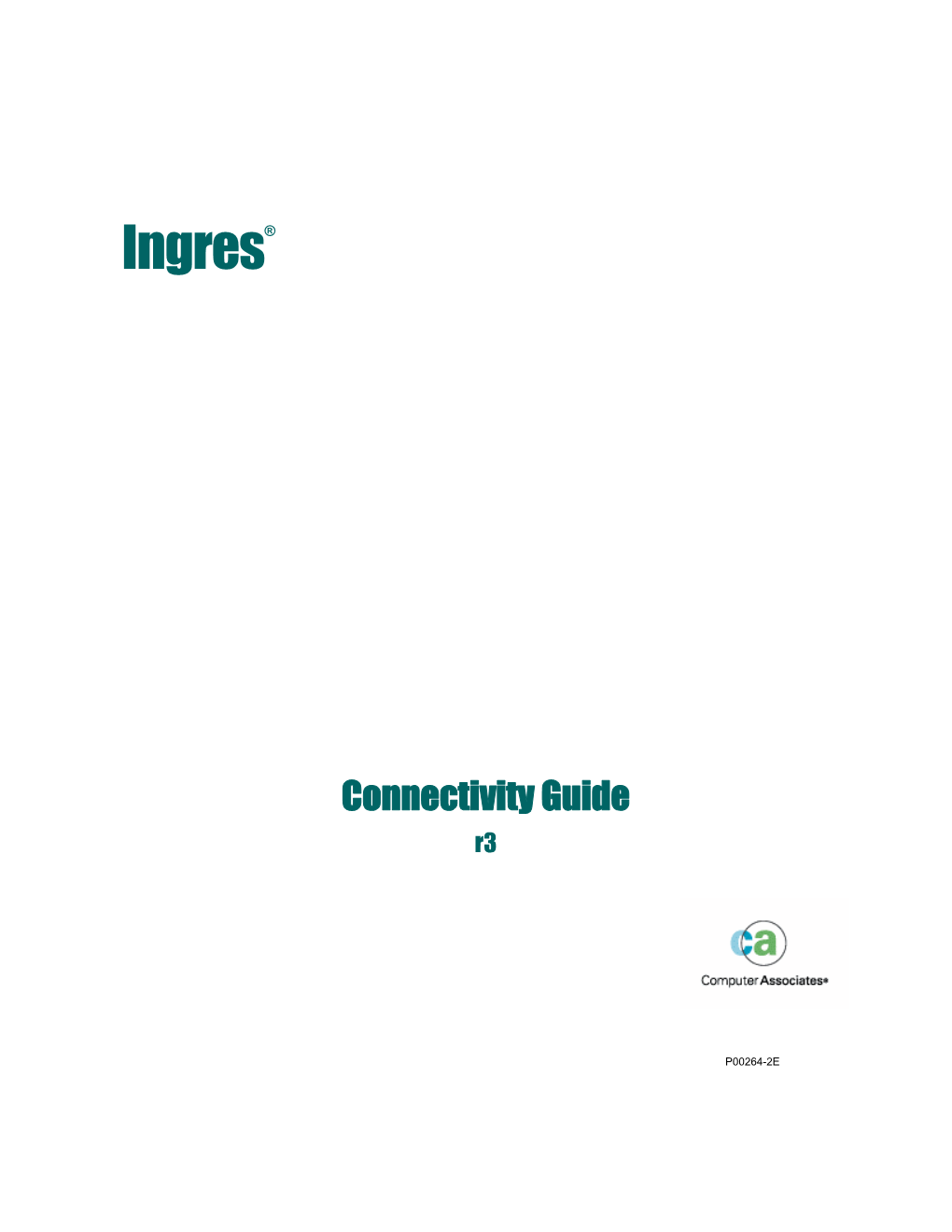 Ingres R3 Connectivity Guide