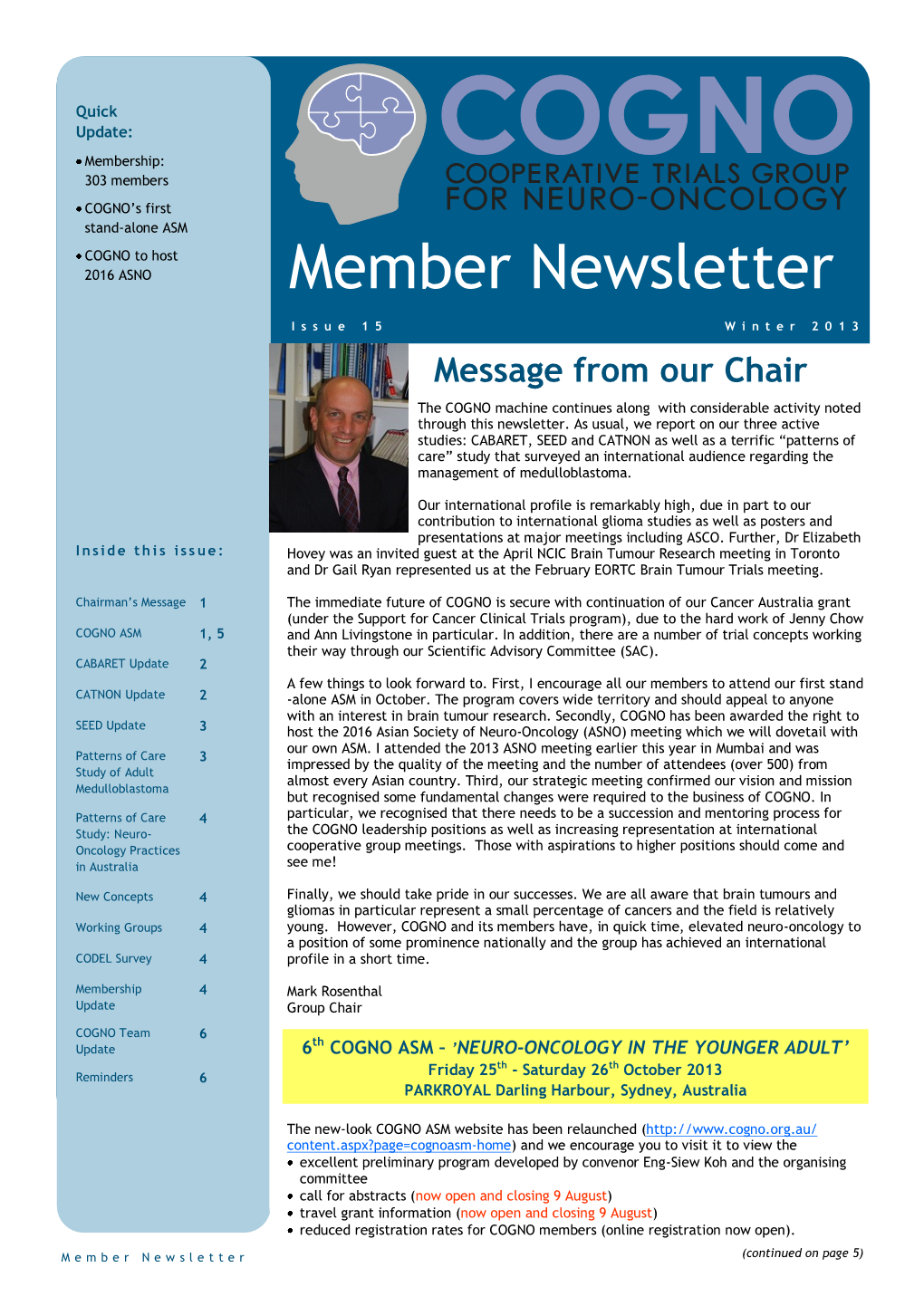 Member Newsletter