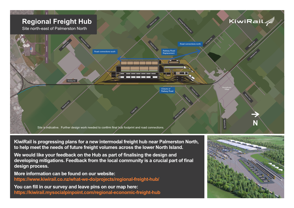 Regional Freight Hub Roberts Line Site North-East of Palmerston North