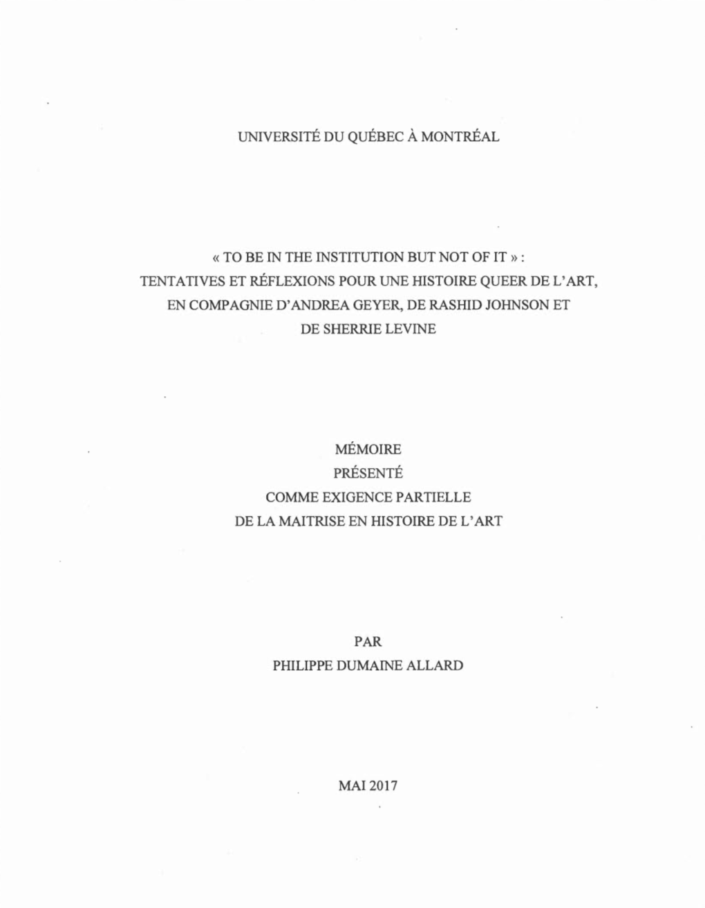 Tentatives Et Réflexions Pour Une Histoire Queer De L'art, En Compagnie D'andrea Geyer, De Rashid Johnson Et De Sherrje Levine