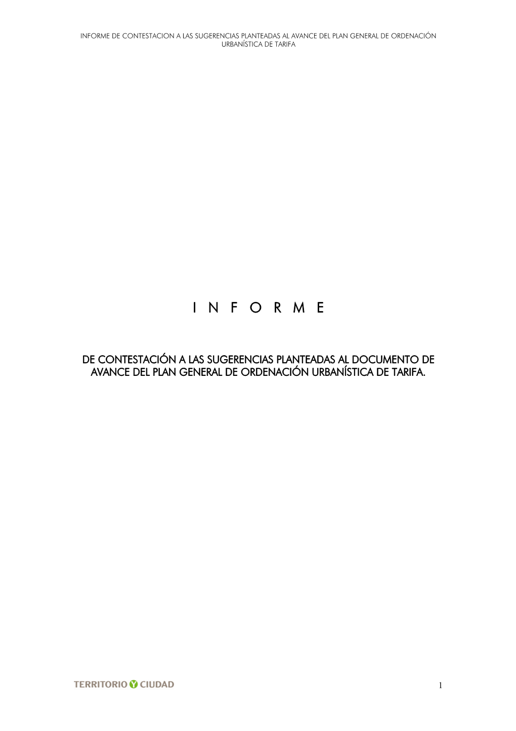 Informe Definitivo Sugerencias Avance Tarifa