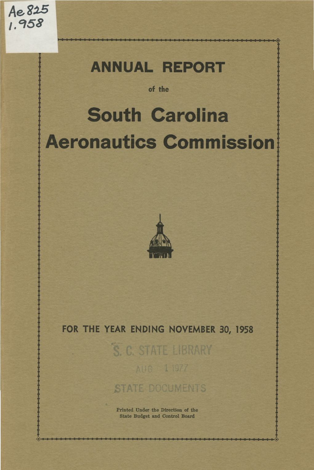 South Carolina Aeronautics Commission