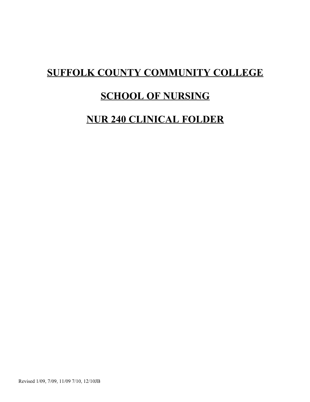 Suffolk County Community College s3