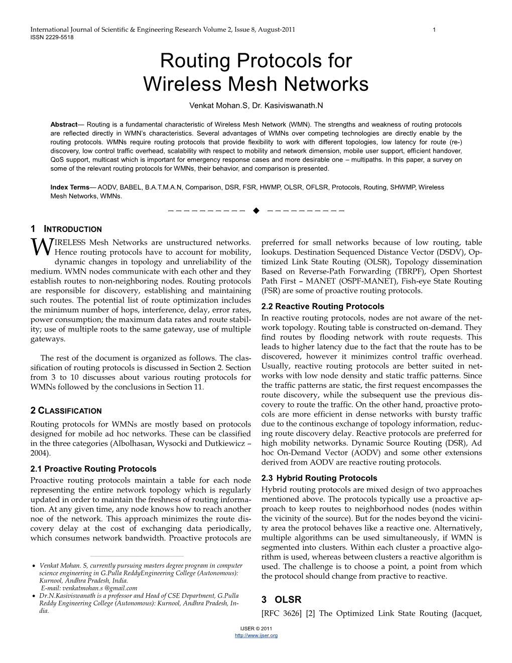 Routing Protocols for Wireless Mesh Networks.Pdf